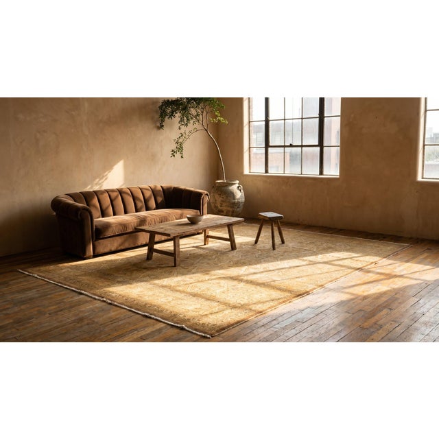 Early 20th Century Persian Tabriz Carpet ( 9 3" x 13' - 282 x 396 ) For Sale - Image 9 of 9