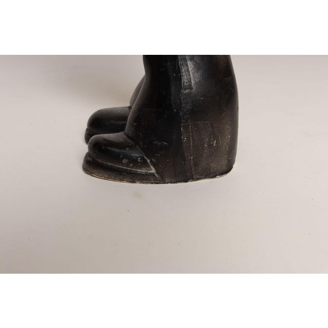 Vintage 1930s Carved and Painted Chalkware Popeye Figurine For Sale - Image 16 of 16