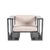 "Lil Bruda" Slate Grey Lacquered Club Chair Designed by Maximilian Eicke for Max ID NY. A substantial chair with a...