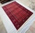 Vintage Afghan Hand-Knotted Red Bukhara Wool Area Rug For Sale - Image 4 of 7