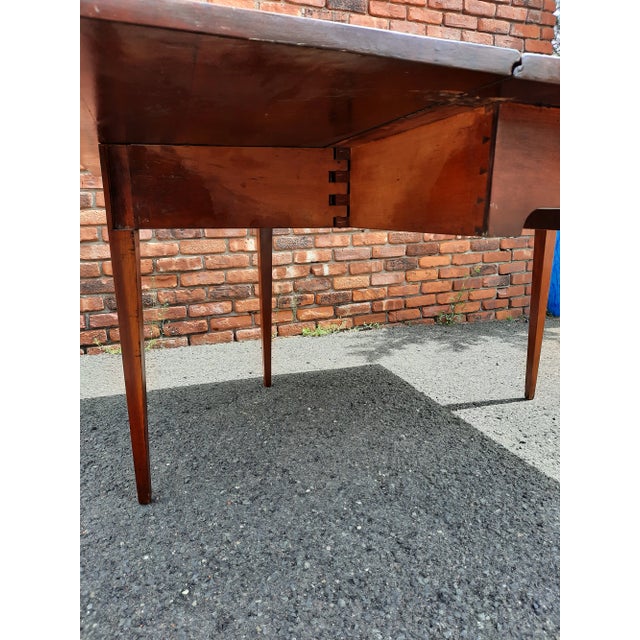 Traditional Drop Leaf Dining Table For Sale In New York - Image 6 of 10