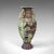 This is a vintage baluster vase, a highly decorative, oriental ceramic urn dating to the mid 20th century. Of classic form...
