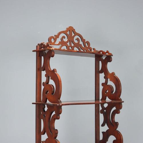 Mogano Shelf in Mahogany For Sale - Image 4 of 11