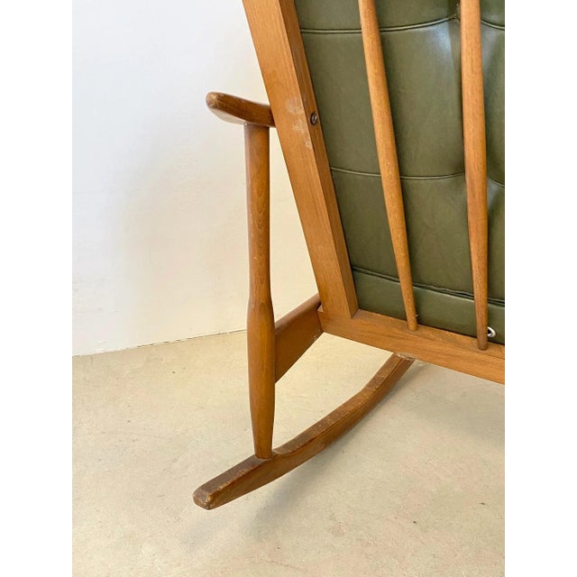 Wooden Rocking Chair, 1960s For Sale - Image 12 of 16