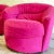 1980s Pink Postmodern Swivel Lounge Chair / Armchair, C. 1980's For Sale - Image 5 of 13