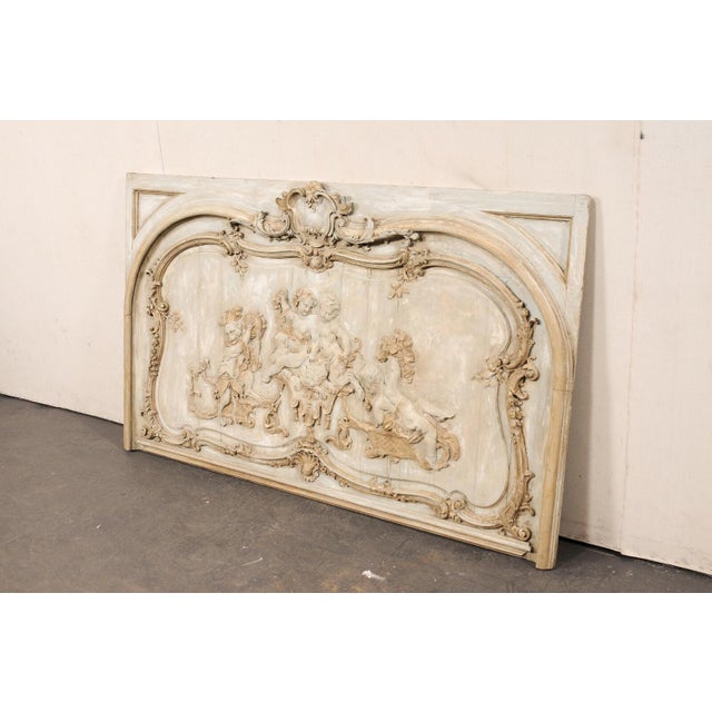 19th Century French "Putti" Panel, or Headboard! For Sale - Image 4 of 9