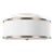 Sean Lavin By Visual Comfort Studio Lennon Medium Semi-Flush Mount in Satin Nickel For Sale