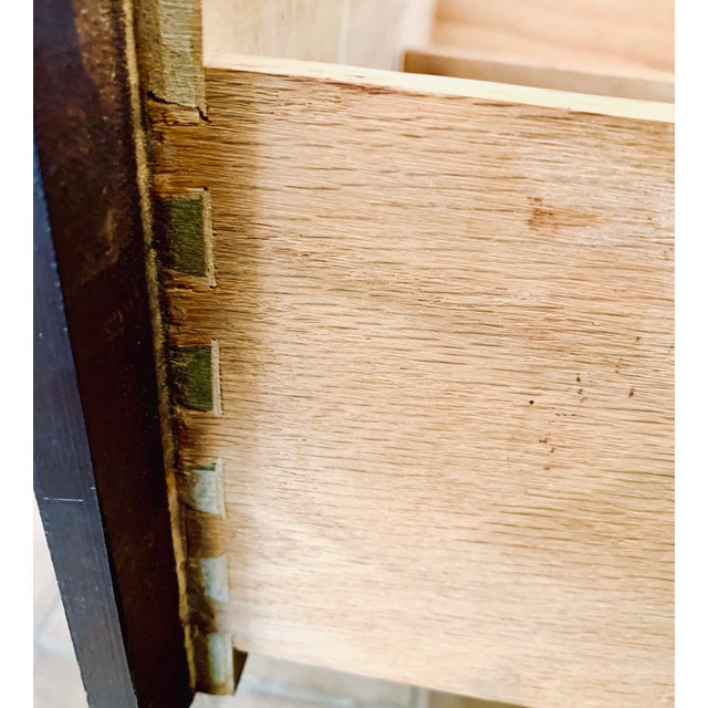 Vintage 1960’s Mid-Century Modern Walnut Sideboard/Console/Credenza With Wood Grain Laminate Top by Stanley Furniture Company For Sale - Image 11 of 12