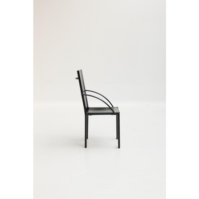 Armchairs by Carlo Bartoli for Matteo Grassi, 1980s, Set of 4 For Sale - Image 3 of 14