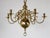 1940s Dutch Brass Rembrandt Chandelier with Six Arms, 1940s For Sale - Image 5 of 8