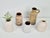 Set of 5 vintage scheurich jura fossil vases bax vases mid-century west germany pottery 1970s these original vintage vases...