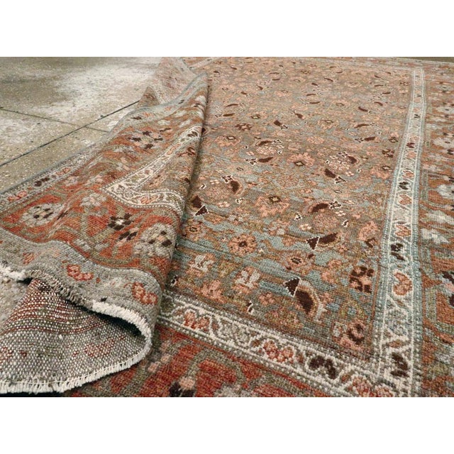 Galerie Shabab Collection Early 20th Century Persian Bidjar Accent Rug For Sale In New York - Image 6 of 6
