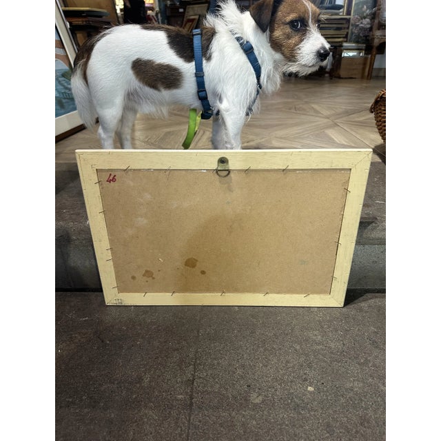 Mancini, View of the Gulf of Naples, 1950s, Oil on Panel, Framed For Sale - Image 9 of 10