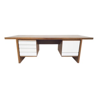 Large Wenge Desk attributed to T Spectrum, the Netherlands, 1960s For Sale