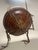 Antique Ethiopian Agelgil Woven Rattan & Leather Covered Basket 10" Diameter For Sale - Image 4 of 11