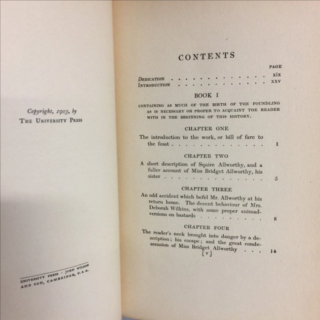 The Works of Henry Fielding 1903 Two Volumes For Sale In New York - Image 6 of 11