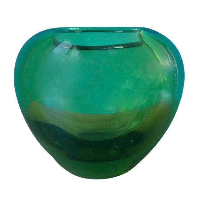Small Heart Vase by Per Lütken for Holmegaard, 1956 For Sale
