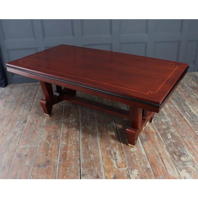 French Art Deco Dining Table, 1930s For Sale - Image 9 of 13
