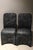 Textile Pair of Postmodern Waterfall Dining Chairs in Marbleized Upholstery For Sale - Image 7 of 7