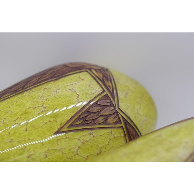 Art Deco Ovoid Vases by F-T Legras, 1920s, Set of 2 For Sale - Image 17 of 18