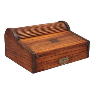 Antique Camphor Wood Writing Slope, 1840s For Sale