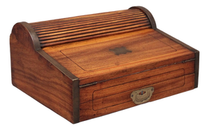 Antique Camphor Wood Writing Slope, 1840s