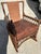1930s 1930s Bar Harbor Wicker Rocking Chair W/ Leather Seat Cushion and Backing For Sale - Image 5 of 7