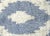 Contemporary Egyptian Tulu Rug. Hand woven in an Ikat design with wool on cotton foundation in the Nile delta region of...