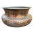 Antique Persian Hammered Tinned and Etched Copper Bowl For Sale