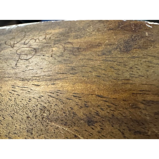 Vintage P. Mountjoy Original Signed Pintail Drake Carved Wood Duck Painted Decoy For Sale - Image 9 of 12