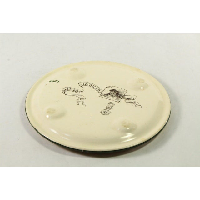 1900s Royal Doulton Underplate Trivet Sketches From Teniers Tavern Scene For Sale In Houston - Image 6 of 10