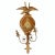 Glass Gilt Neo-Classical Mirror Girandoles Eagle, Set of 2 For Sale - Image 7 of 7