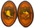 Pair 19th C. English Aesthetic Movement /Pre-Raphaelite Marquetry Muse Plaques For Sale - Image 15 of 17