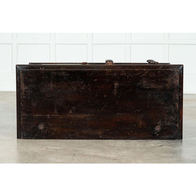 Black English Pine Dresser Base, 1870 For Sale - Image 8 of 17