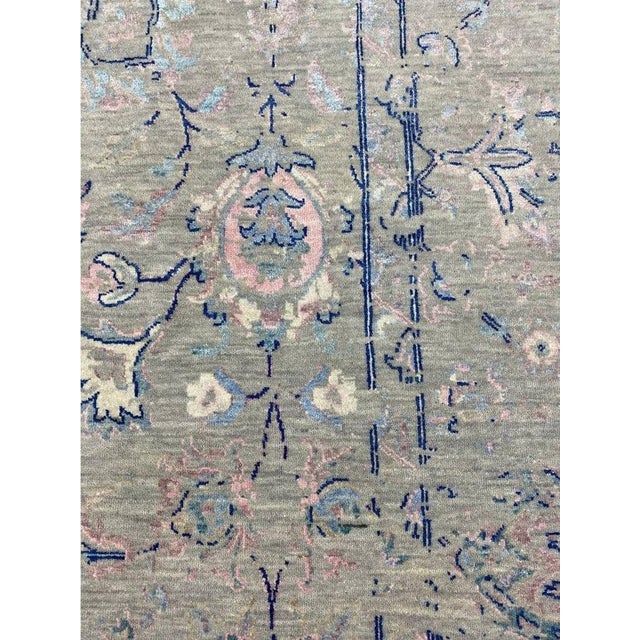 Gray 9x12 Transitional Area Rug For Sale - Image 8 of 10