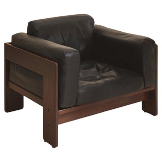 Italian 'Bastiano' Leather Longue Chair By Afra & Tobia Scarpa for Gavina, 1960s For Sale