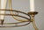 Mid-Century Italian Brass and Tole Six-Arm Fixture For Sale - Image 11 of 12