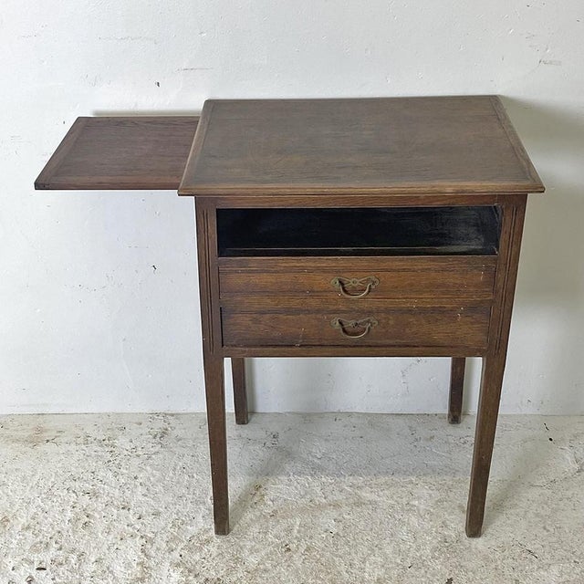 Oak Side Table, 1930s For Sale - Image 4 of 8