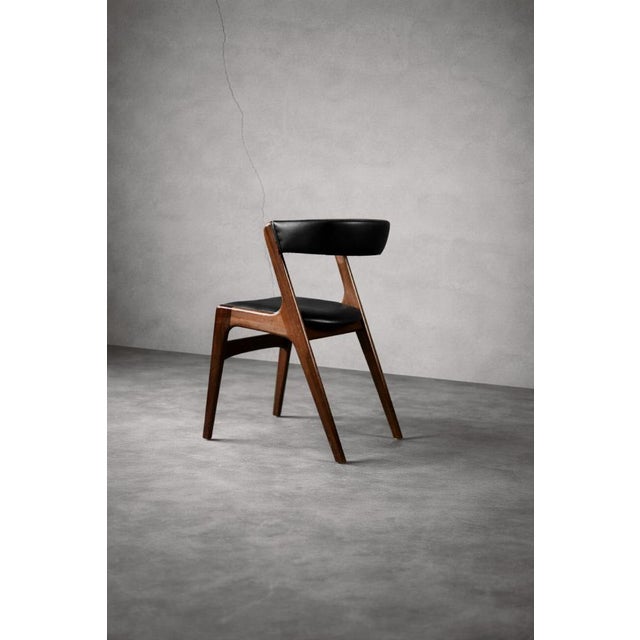 Wood Mid-Century Danish Modern Fire Office Chair in Teak, 1960s For Sale - Image 7 of 18