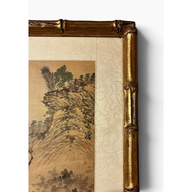 A Pair of Chinese Paintings, Ink and Color on Silk, 20th Century, Signed For Sale - Image 6 of 14