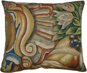 Ca.1700 Antique Brussels Tapestry Pillow