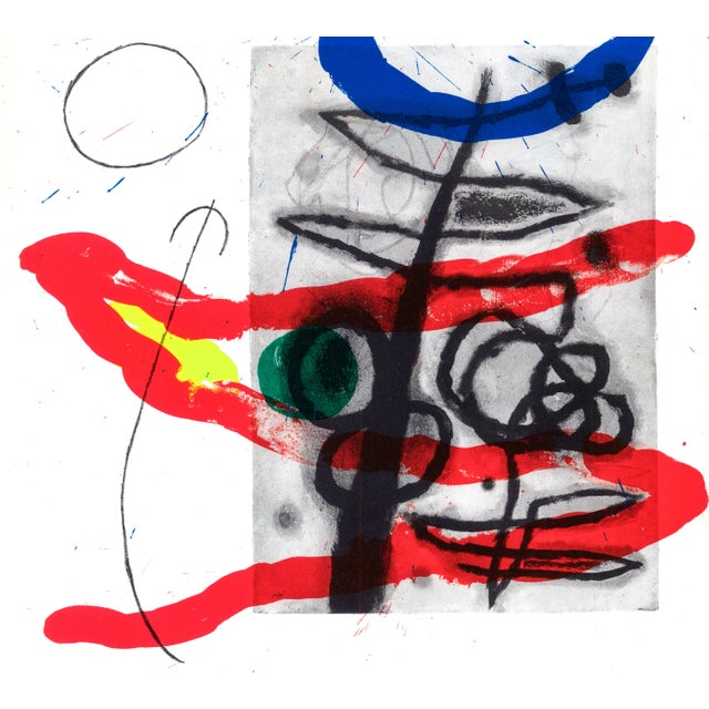 Abstract 1965 Lithograph "Peintures Sur Cartons" (Composition Iii) by Joan Miró For Sale - Image 3 of 4
