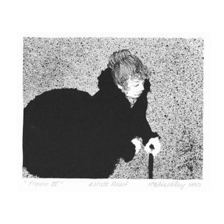 1980 Harry Buckley Lithograph of a Lady - Artist's Proof For Sale