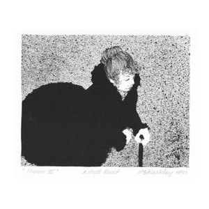 1980 Harry Buckley Lithograph of a Lady - Artist's Proof