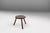 Mid-Century Modern Hand-Carved Wood Tripod Stool, France, 1900s For Sale - Image 3 of 11