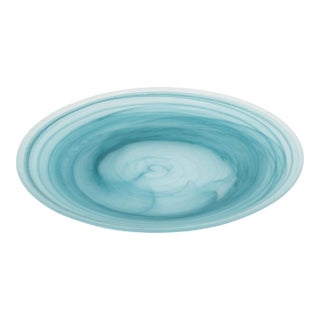 Barren Alabaster Glass Plates, Set of 4, Small For Sale
