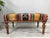 Boho Chic Kilim Upholstered Bench For Sale - Image 9 of 9