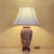 Chinoiserie Vintage Chinoiserie Style Porcelain Table Lamp With Hand-Painted Floral Motif For Sale - Image 3 of 18