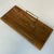 Mid-Century Modern 1970s Mid-Century Boho Chic Americana Walnut and Brass Dresser or Desk Caddy Catchall. For Sale - Image 3 of 11