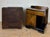 1950s Pair of Art Deco Nightstands with Columns, Ebonized Wood and Figured Veneer For Sale - Image 6 of 10
